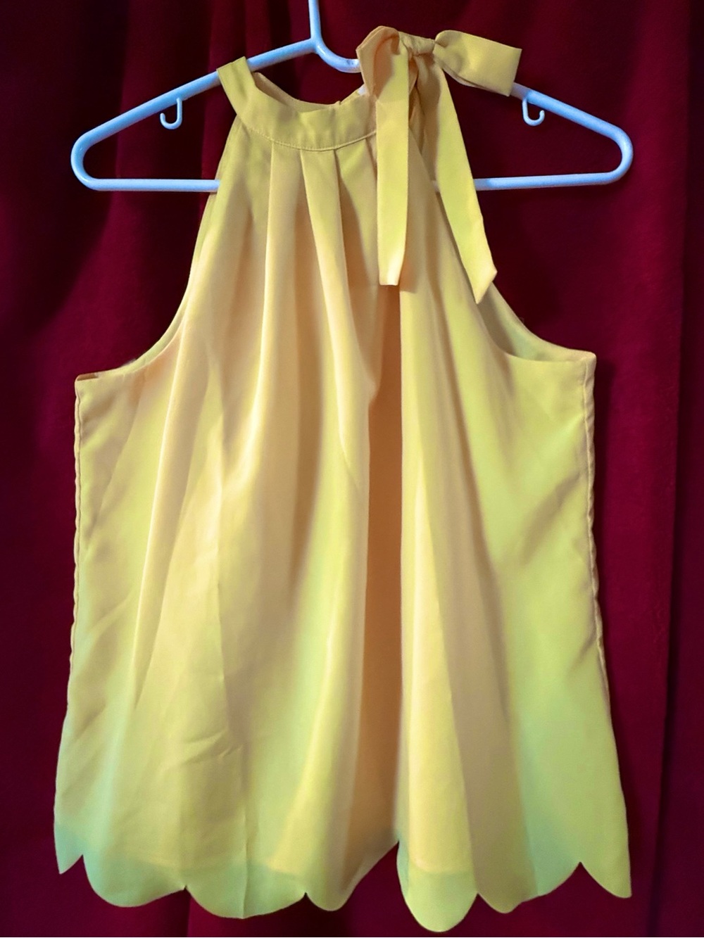 Maison Jules Women’s Dark Yellow Halter Top size M